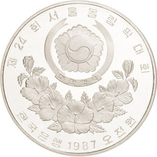 Moneda, COREA DEL SUR, 5000 Won, 1987, FDC, Plata, KM:60