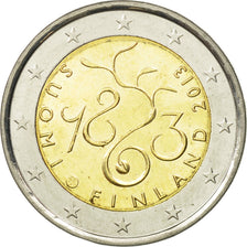 Finland, 2 Euro, Parliament, 2013, MS(63), Bi-Metallic