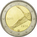 Finland, 2 Euro, Bank, 2011, MS(63), Bi-Metallic, KM:163