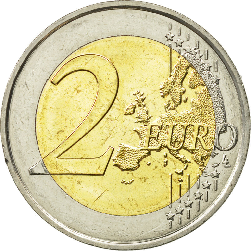 Coin, France, 2 Euro, Abbé Pierre, 2012, MS(63), Bi-Metallic, KM:1894