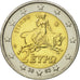 Greece, 2 Euro, 2002, AU(55-58), Bi-Metallic, KM:188