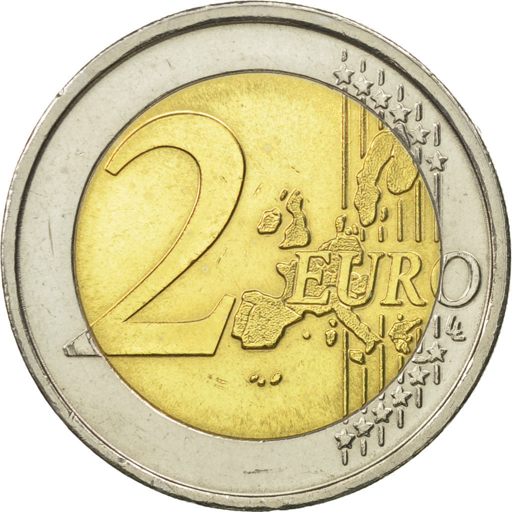 Greece, 2 Euro, 2002, AU(55-58), Bi-Metallic, KM:188
