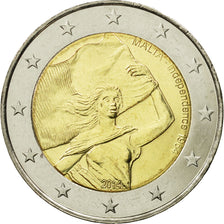 Malta, 2 Euro, Indépendance, 2014, MS(63), Bi-Metallic