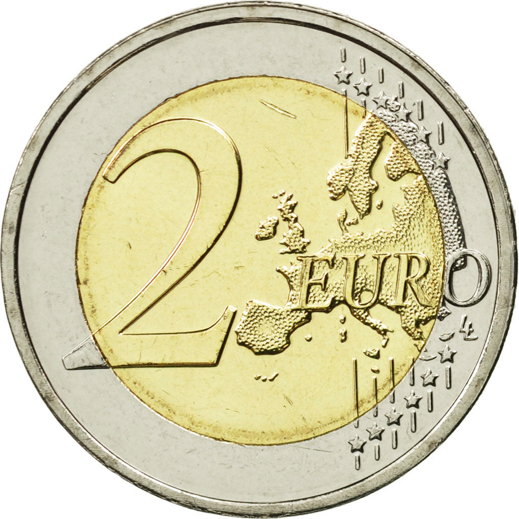 Malta, 2 Euro, Indépendance, 2014, MS(63), Bi-Metallic