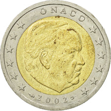 Mónaco, 2 Euro, 2002, EBC, Bimetálico, KM:174