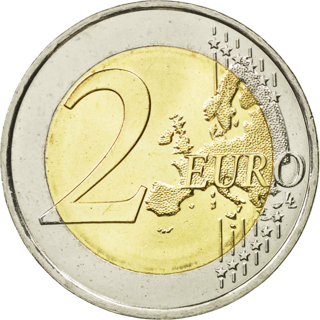 Monaco, 2 Euro, Admission à l'ONU, 2013, MS(63), Bi-Metallic