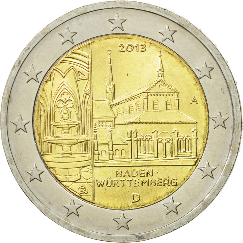 GERMANY - FEDERAL REPUBLIC, 2 Euro, Baden-Wurttemberg, 2013, MS(63)