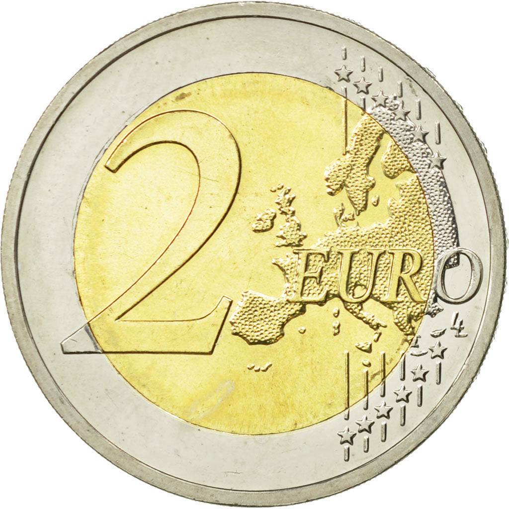 Niemcy - RFN, 2 Euro, 2013, Stuttgart, MS(63), Bimetaliczny, KM:314