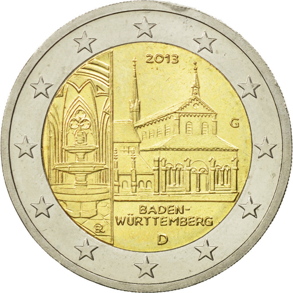 République fédérale allemande, 2 Euro, Baden-Wurttemberg, 2013, SPL