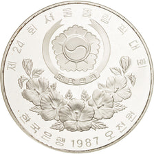 COREA DEL SUD, 5000 Won, 1987, FDC, Argento, KM:67