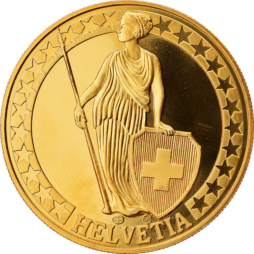 Switzerland, Medal, Der Bielersee, Die Schweizer Seen, MS(64), Copper-Nickel