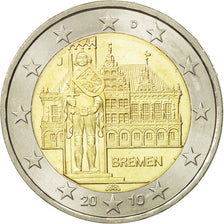 Federale Duitse Republiek, 2 Euro, Bremen, 2010, UNC-, Bi-Metallic, KM:285