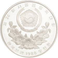 KOREA-SOUTH, 5000 Won, 1988, KM #70, MS(65-70), Silver, 32, 16.80
