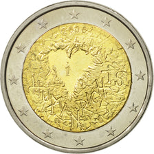 Finland, 2 Euro, Human Rights, 2008, MS(63), Bi-Metallic, KM:143