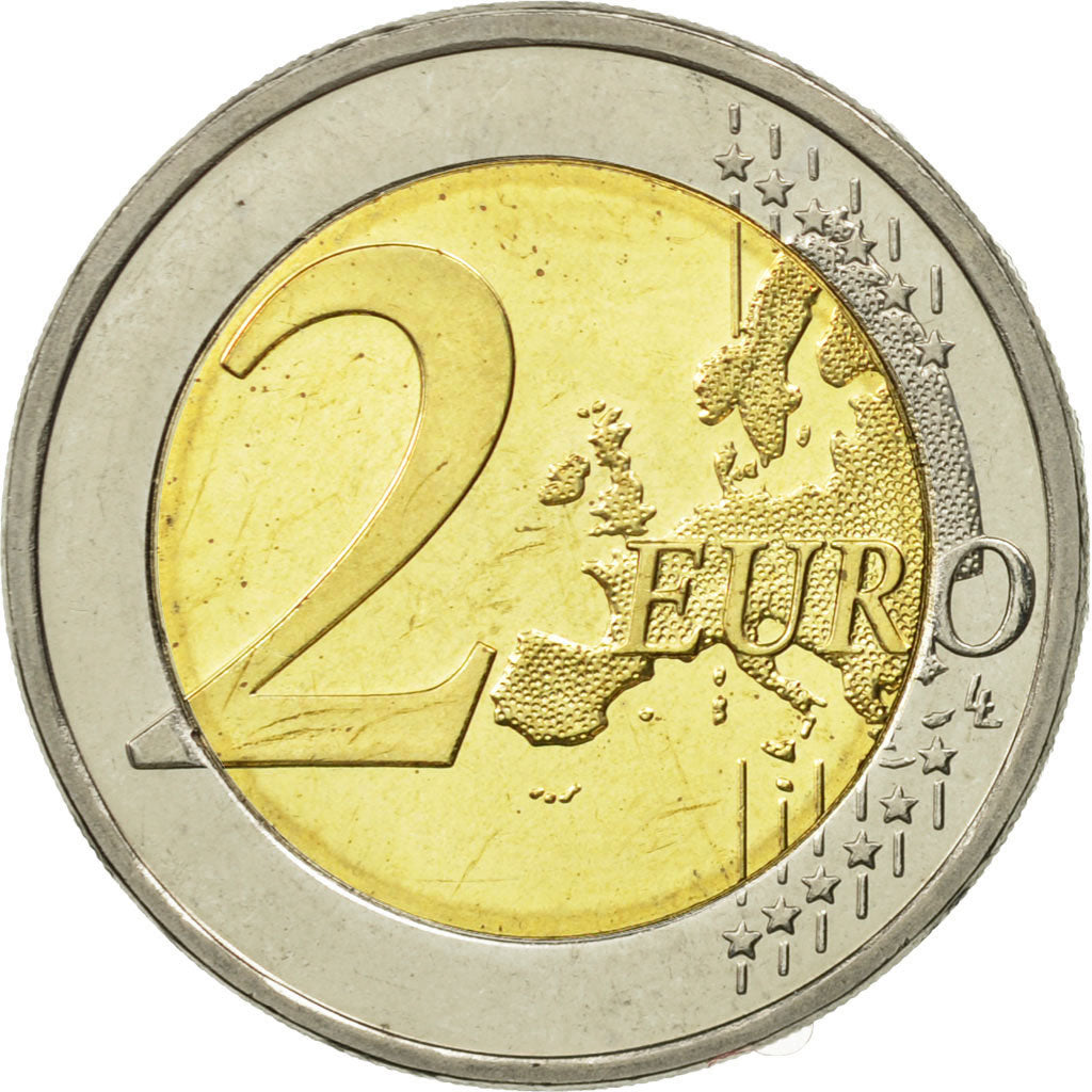 Finland, 2 Euro, Human Rights, 2008, MS(63), Bi-Metallic, KM:143