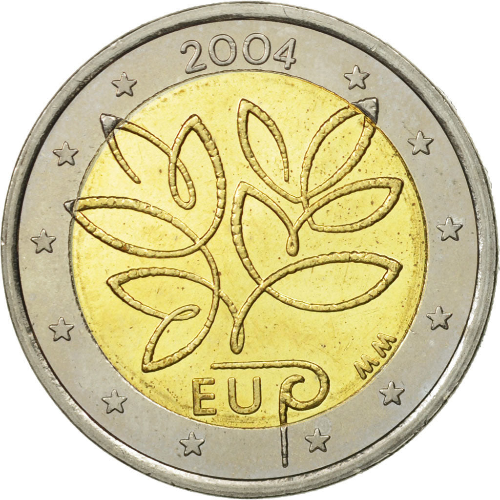Finland, 2 Euro, EU, 2004, MS(63), Bi-Metallic, KM:114