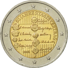 Austria, 2 Euro, State Treaty, 2005, MS(63), Bi-Metallic, KM:3124