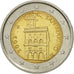 San Marino, 2 Euro, 2002, AU(55-58), Bi-Metallic, KM:447