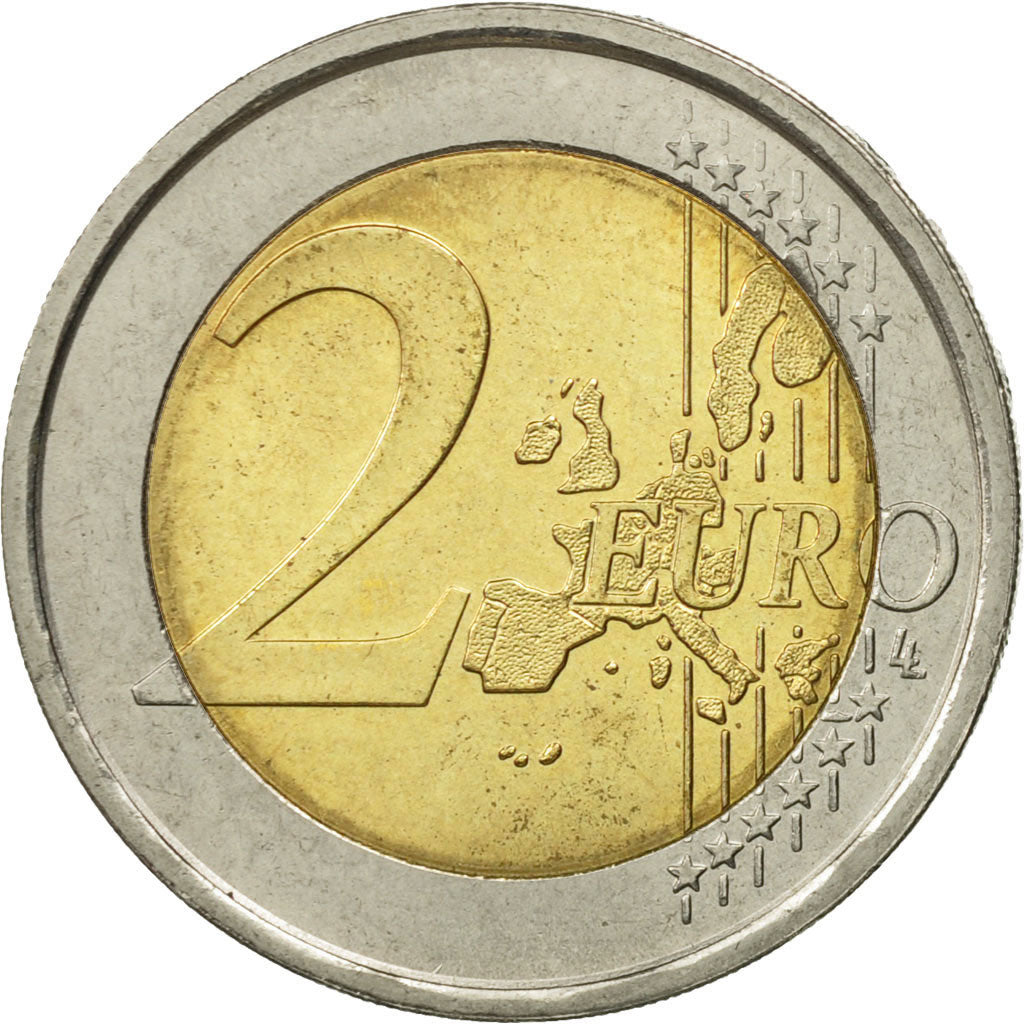 San Marino, 2 Euro, 2002, AU(55-58), Bi-Metallic, KM:447