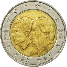 België, 2 Euro, Union B-L, 2005, ZF+, Bi-Metallic, KM:240