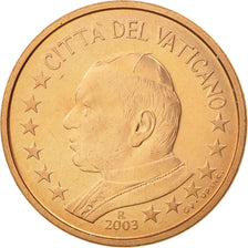 CITTÀ DEL VATICANO, 5 Euro Cent, 2003, FDC, Acciaio placcato rame, KM:343