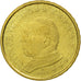 PAŃSTWO WATYKAŃSKIE, 10 Euro Cent, 2003, Rome, MS(65-70), Mosiądz, KM:344