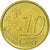 VATICAN CITY, 10 Euro Cent, 2003, MS(65-70), Brass, KM:344