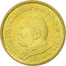 VATICAN CITY, 50 Euro Cent, 2003, MS(65-70), Brass, KM:346