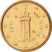 San Marino, Euro Cent, 2011, MS(65-70), Copper Plated Steel, KM:440