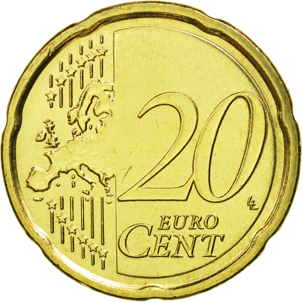 San Marino, 20 Euro Cent, 2011, MS(65-70), Brass, KM:483