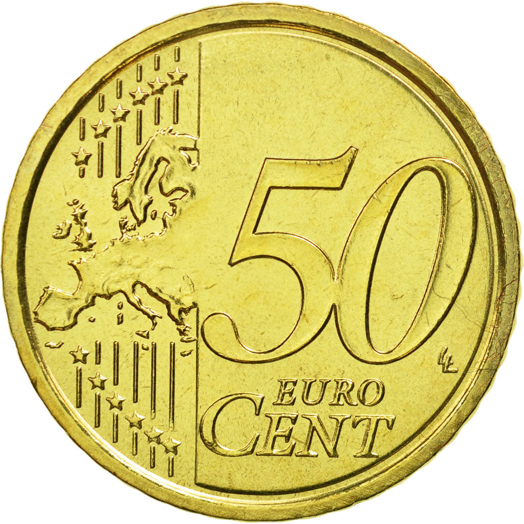 San Marino, 50 Euro Cent, 2011, MS(65-70), Brass, KM:484