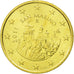 San Marino, 50 Euro Cent, 2011, MS(65-70), Brass, KM:484