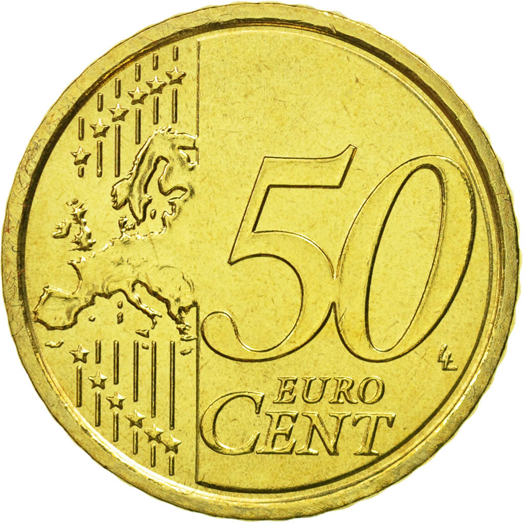 San Marino, 50 Euro Cent, 2011, MS(65-70), Brass, KM:484