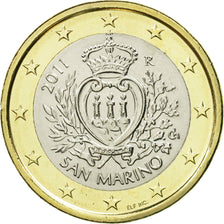 San Marino, Euro, 2011, MS(65-70), Bi-Metallic, KM:485