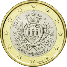 San Marino, Euro, 2011, MS(65-70), Bi-Metallic, KM:485