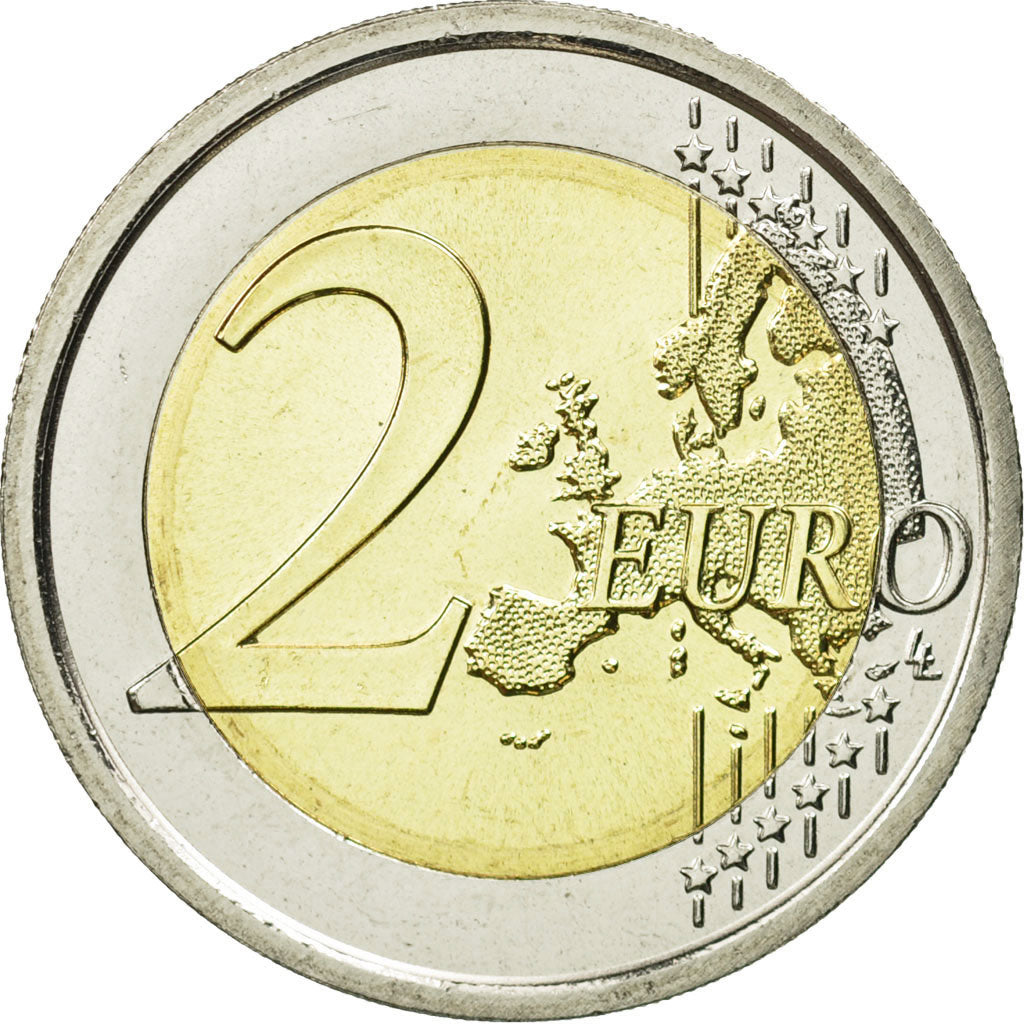 San Marino, 2 Euro, 2011, MS(65-70), Bi-Metallic, KM:486