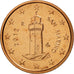 San Marino, Euro Cent, 2012, MS(65-70), Copper Plated Steel, KM:440