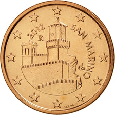 San Marino, 5 Euro Cent, 2012, FDC, Acciaio placcato rame, KM:442