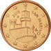 San Marino, 5 Euro Cent, 2012, FDC, Copper Plated Steel, KM:442