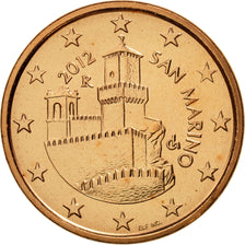 San Marino, 5 Euro Cent, 2012, MS(65-70), Copper Plated Steel, KM:442