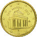 San Marino, 10 Euro Cent, 2012, MS(65-70), Brass, KM:482