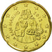 San Marino, 20 Euro Cent, 2012, MS(65-70), Brass, KM:483