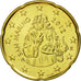 San Marino, 20 Euro Cent, 2012, MS(65-70), Brass, KM:483