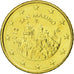San Marino, 50 Euro Cent, 2012, STGL, Messing, KM:484