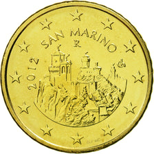 San Marino, 50 Euro Cent, 2012, MS(65-70), Brass, KM:484