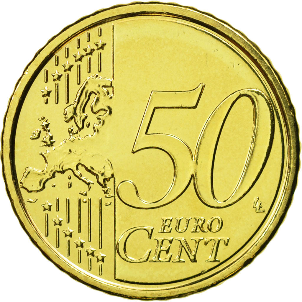 San Marino, 50 Euro Cent, 2012, MS(65-70), Brass, KM:484