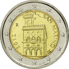 San Marino, 2 Euro, 2012, MS(65-70), Bi-Metallic, KM:486