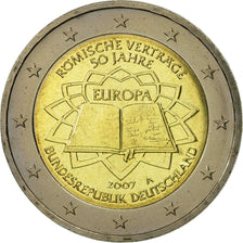 GERMANY - FEDERAL REPUBLIC, 2 Euro, Traité de Rome 50 ans, 2007, MS(63)