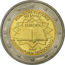 GERMANY - FEDERAL REPUBLIC, 2 Euro, Traité de Rome 50 ans, 2007, MS(63)