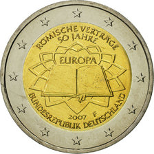 GERMANY - FEDERAL REPUBLIC, 2 Euro, Traité de Rome 50 ans, 2007, MS(63)